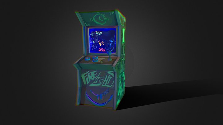 arcade machine 3D Model