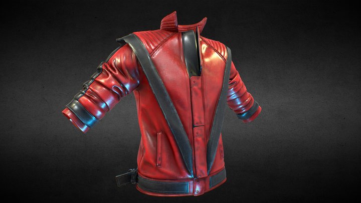 Thriller Jacket_2 3D Model