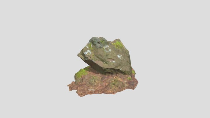 Sandstone Rock Forest Pbr Scan 10