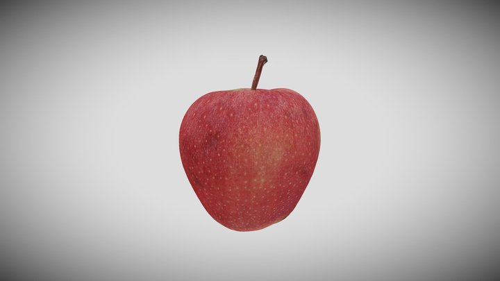 Red Apple 3D Model