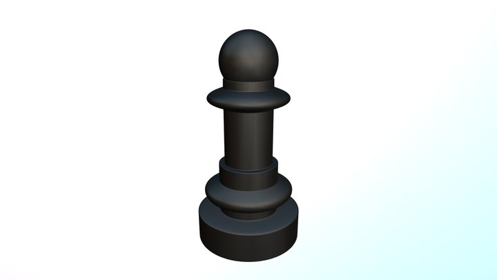 Chess Pawn 3D Model