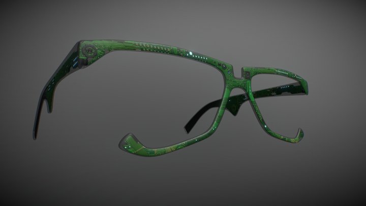CyberGlasses | see-through model 3D Model