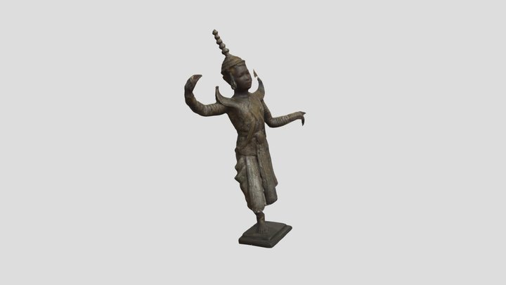 Apsara Khmer Dancer 3D Model