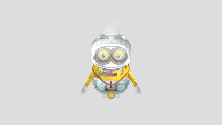 Mobile - Despicable Me Minion Rush - Baby Minion 3D Model