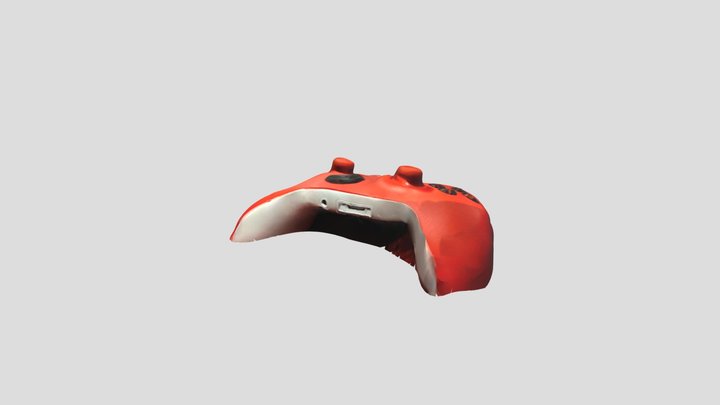 Xbox X/S Wireless Controller Red 3D Model