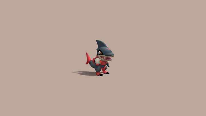 Assassin Space Shark 3D Model