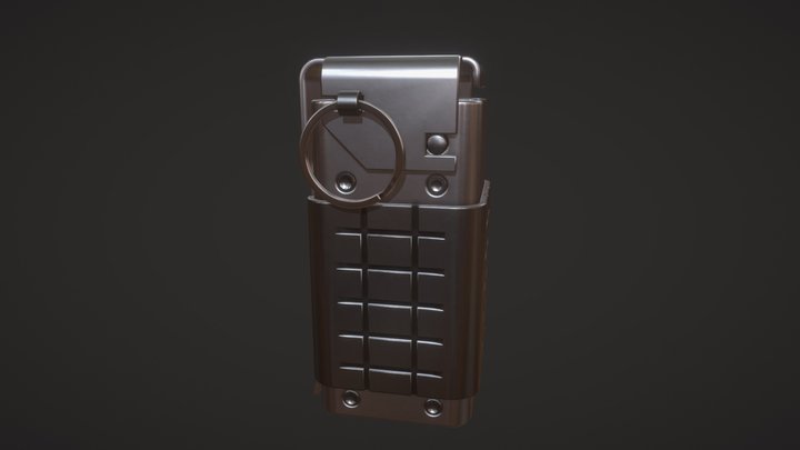 Box Mk1 Grenade With Fragmentation Sleeve 3D Model