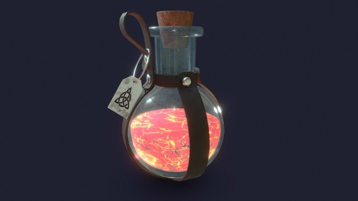 Potion Bottle 3D Model