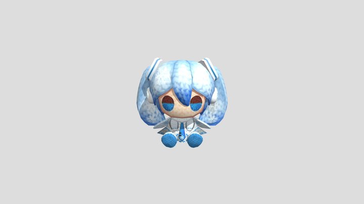 Mobile - Hatsune Miku Amiguru Train - Miku Amigu 3D Model