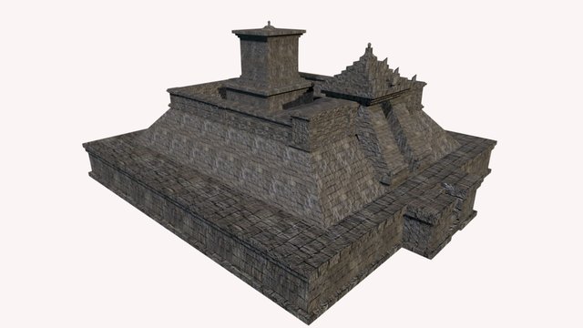 Candi Cetho (Modeling Perbaikan) 3D Model