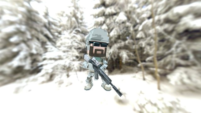 Q soldier 3D Model