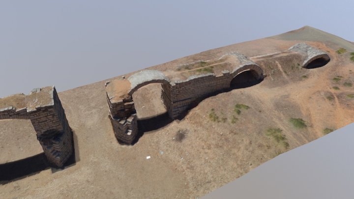 Puente romano Alconétar 3D Model