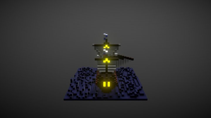 Imperial Russian Ship 3D Model
