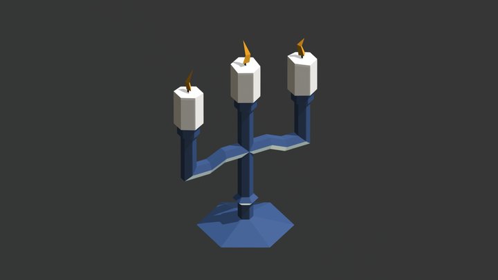 Candles - Household Props Challenge 3D Model
