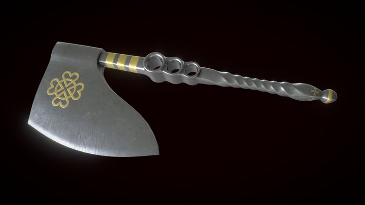 medieval_Axe 3D Model