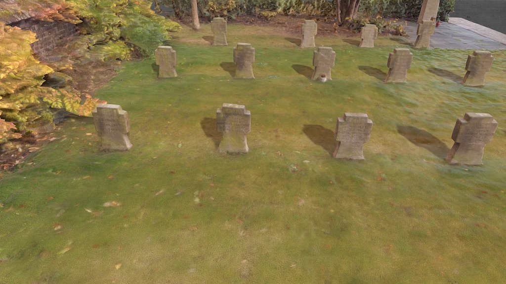 Soldier Cemetery, Keyenberg, Germany — Sketchfab embed 3D viewer