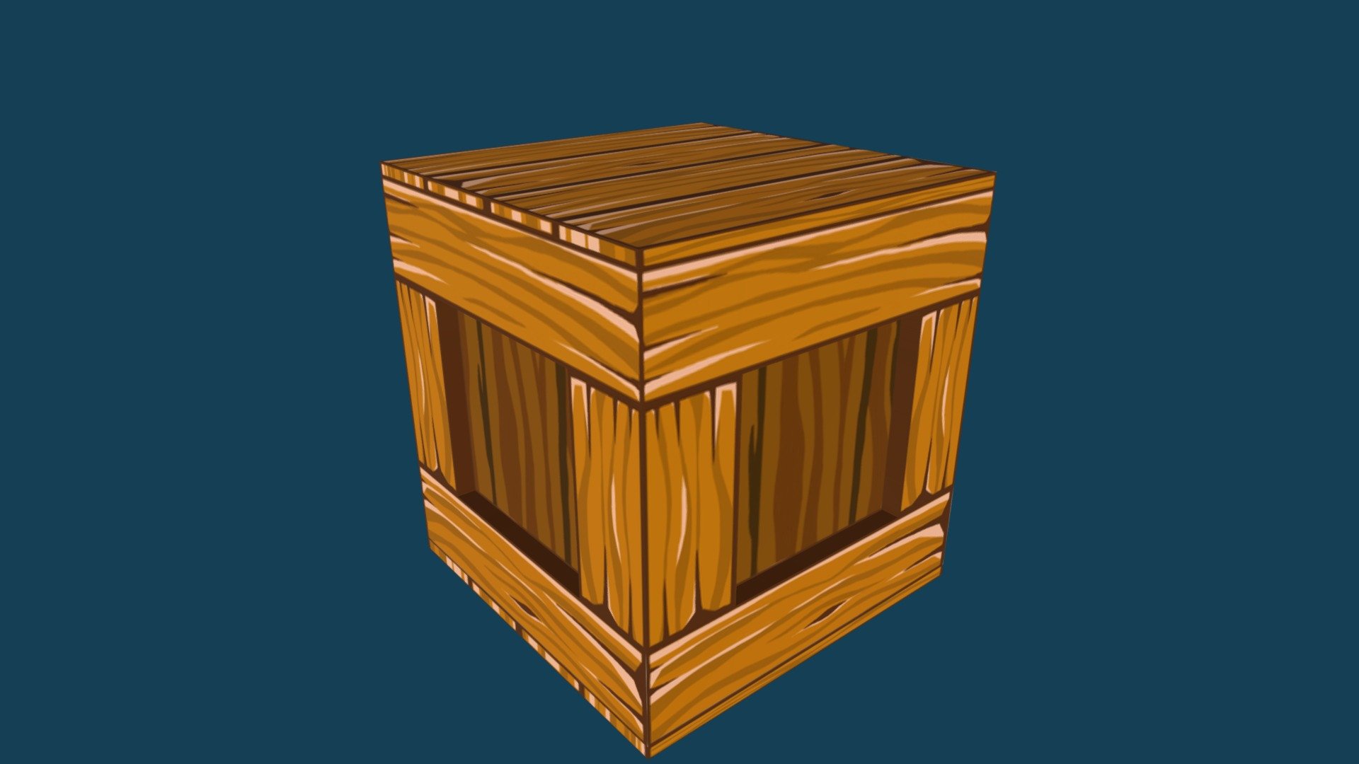 Hand drawn crate - 3D model by yosri3 [1f5d886] - Sketchfab