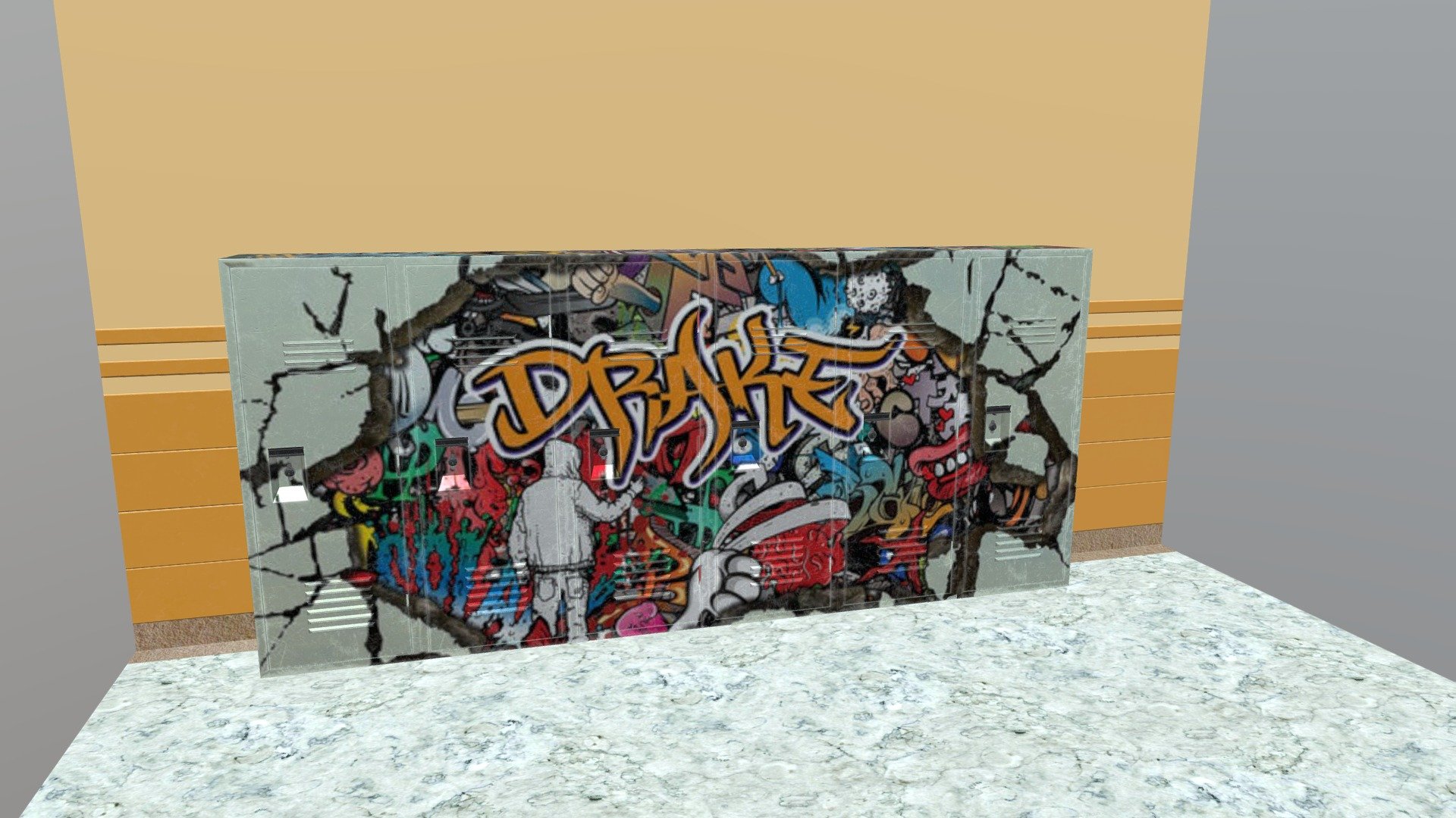 School_Locker_With_Graffiti