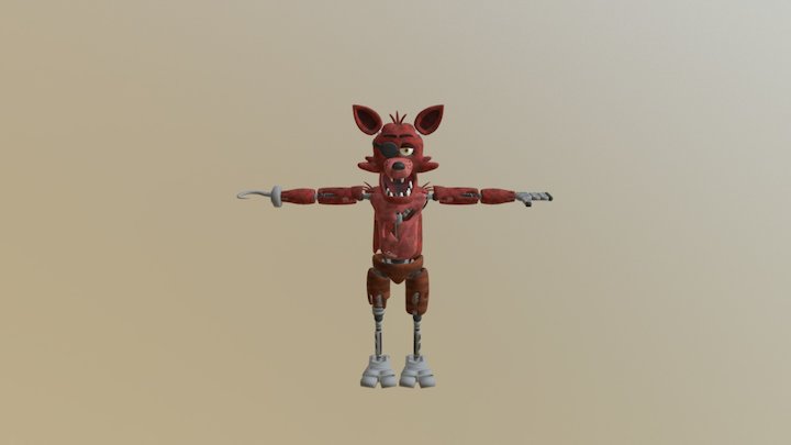 Foxy 3D Model