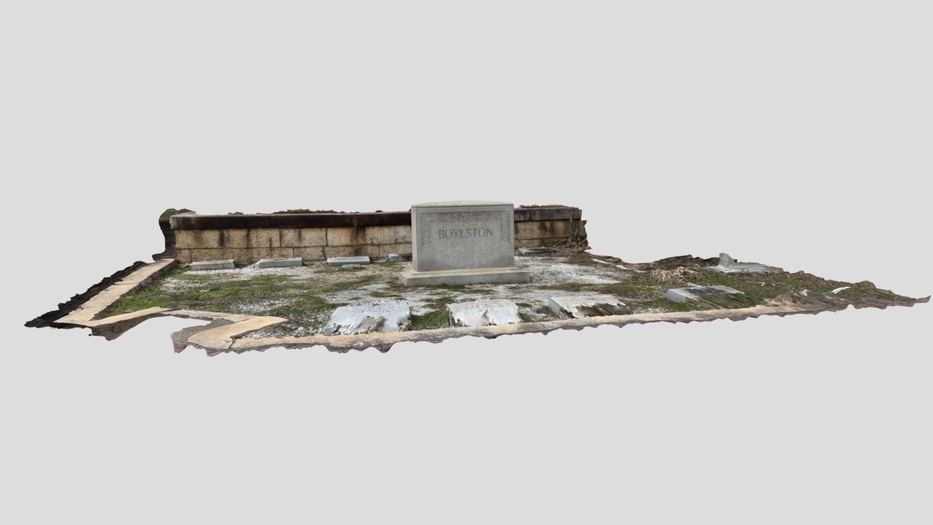 Boylston Family Marker 3D model by DrRita [1f5ee3c] Sketchfab