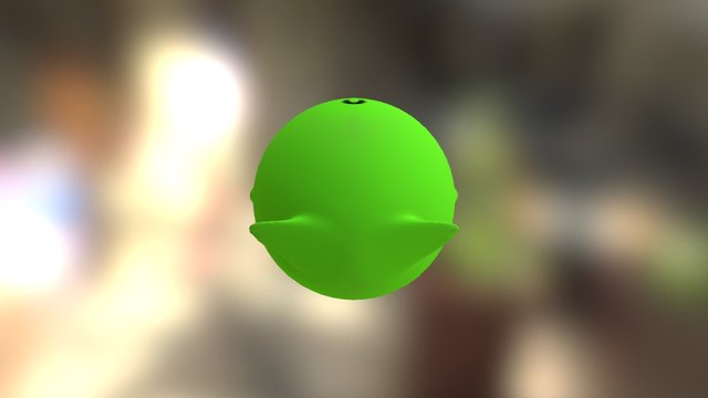 Green Kirby 3D Model