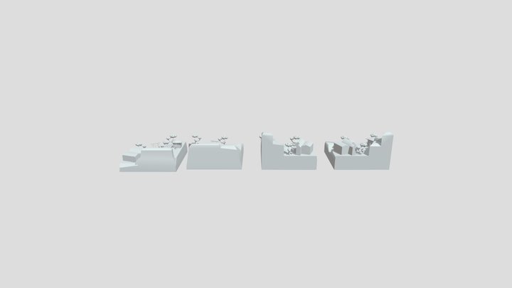 Grandma's house - Blockout 3D Model