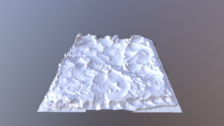 VRARMLNN Clay Landscape 3D Model