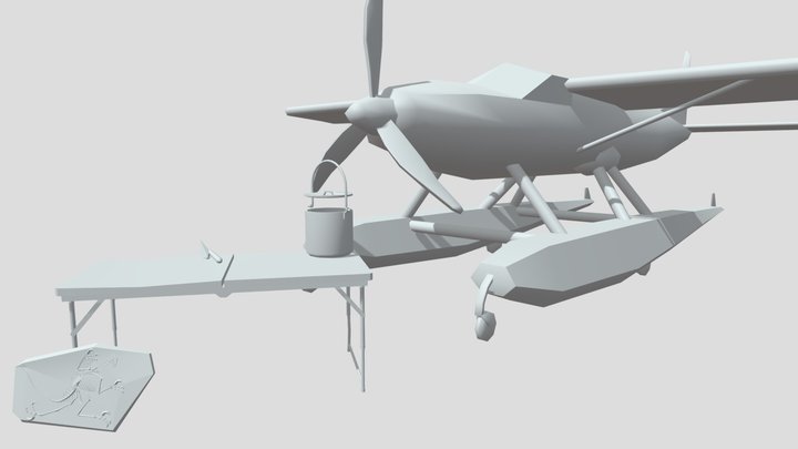 Forest Loner - 5 Modeled Props 3D Model