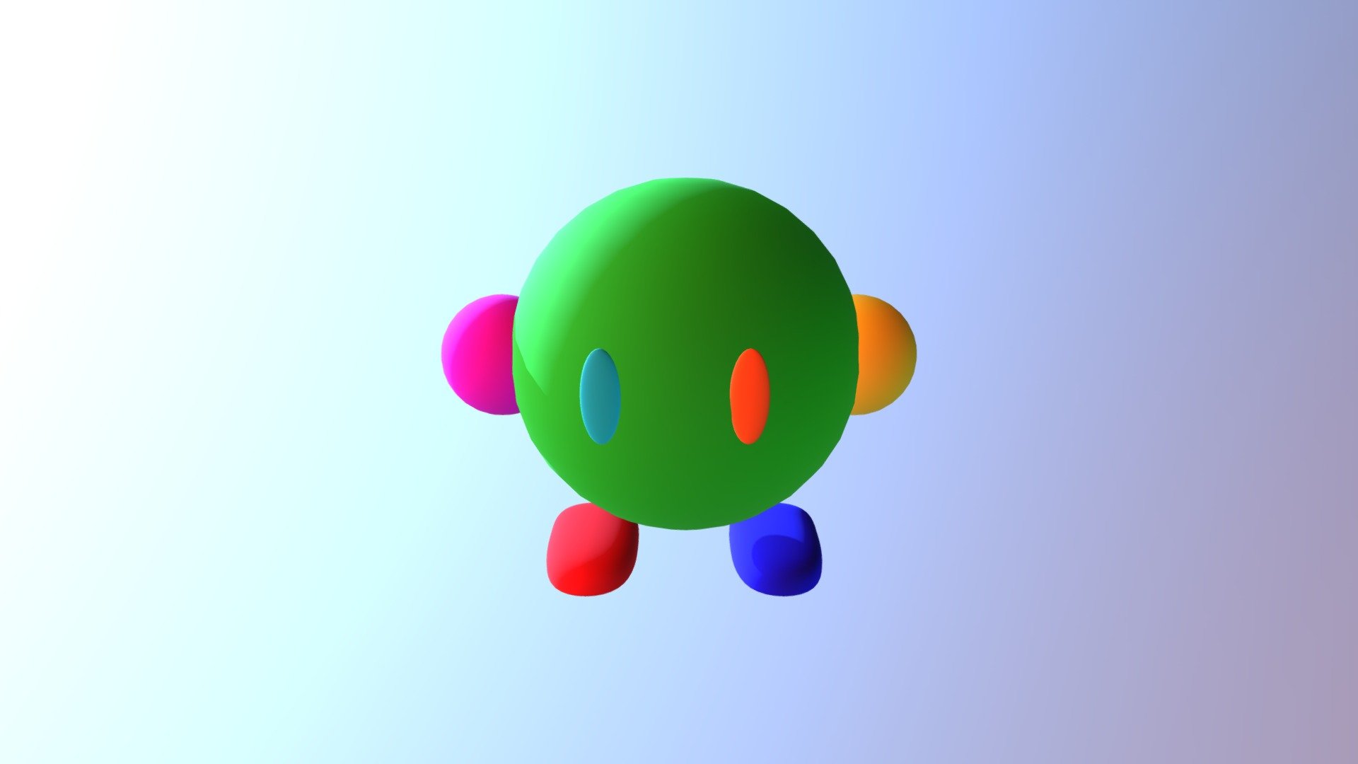 Rainbow Metal Kirby