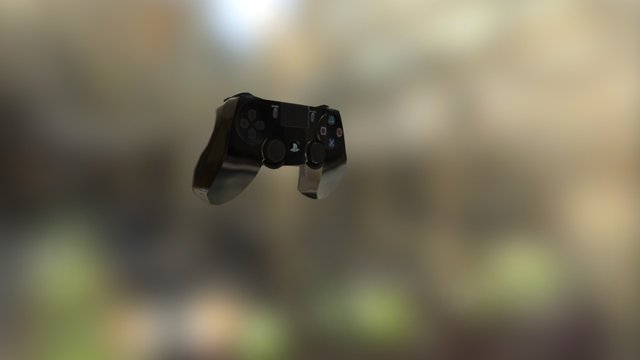 PS4 Controller 3D Model