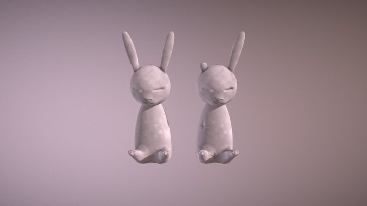 Bunny statue 3D Model