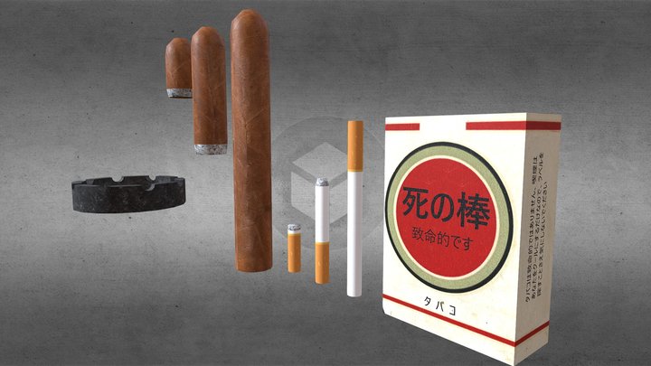 Cigars and Cigarettes – Free 3D Model STL