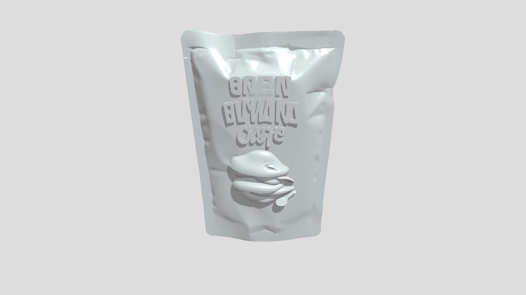 Green banana chips package