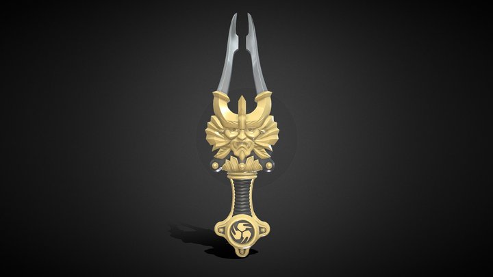 音叉比例 3D Model