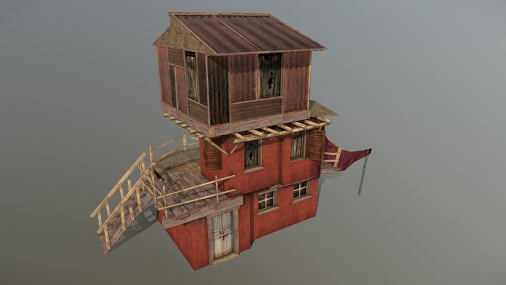 Rustborn - House model 3D Model