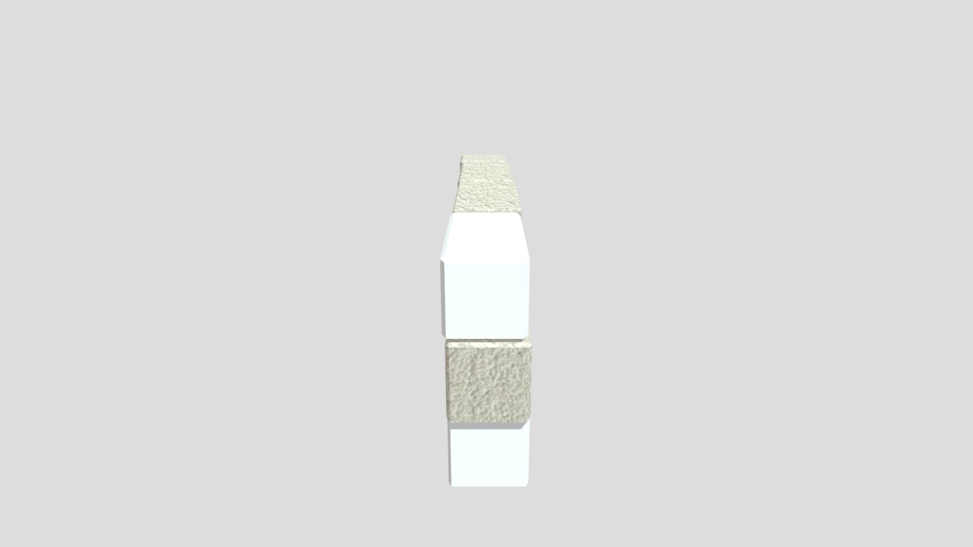 Wall Nerovniy Colored2 Shaped Nogaps