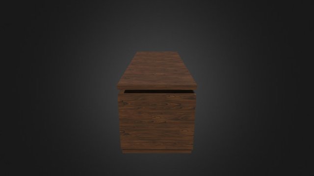 Computer Table 3D Model