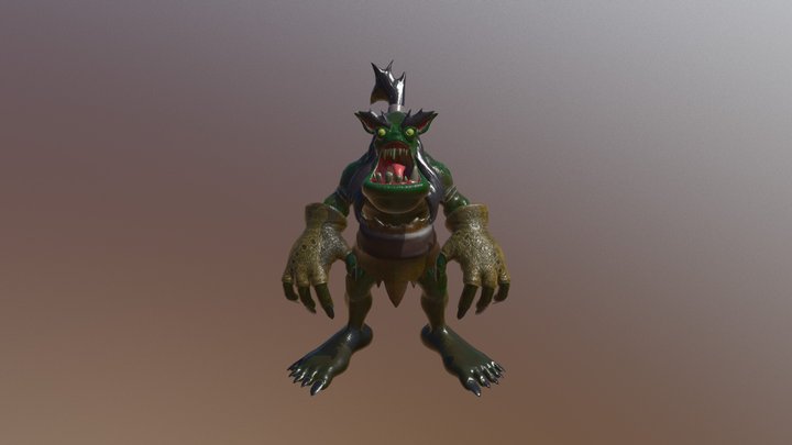 Ghoul 3D Model