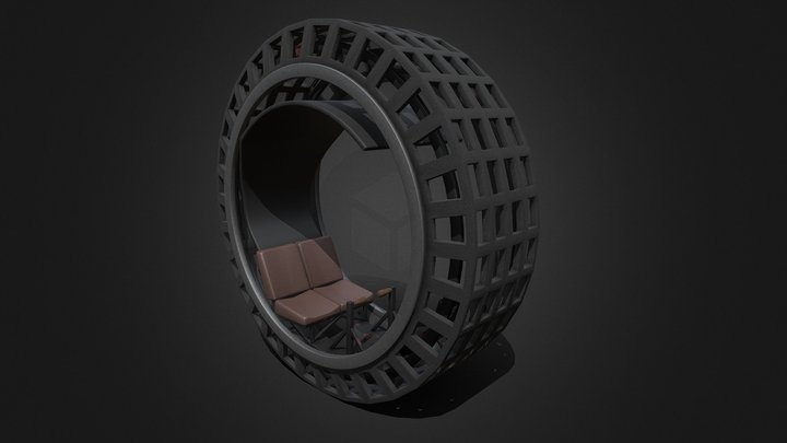 Dynasphere Monowheel 3D Model