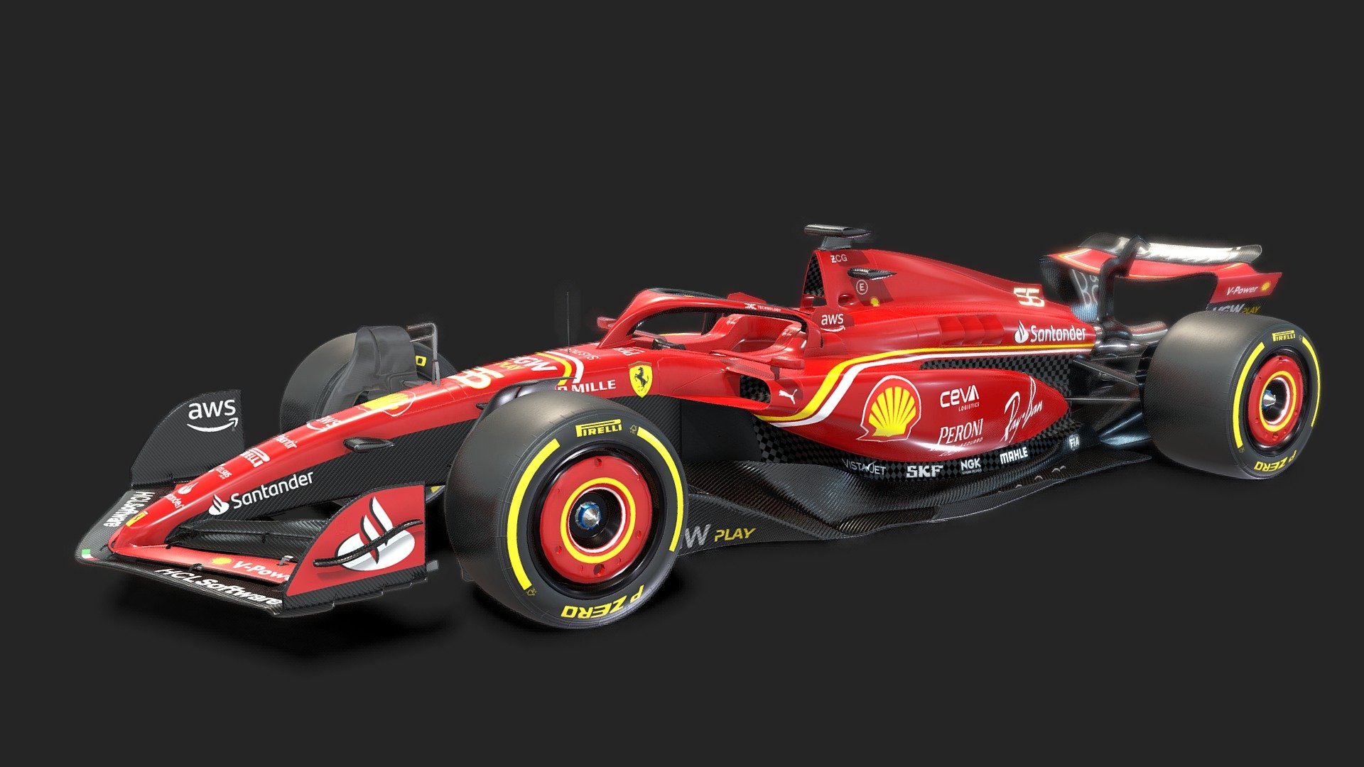 F1 Ferrari SF-24 2024 - Buy Royalty Free 3D model by sarvesh777 ...