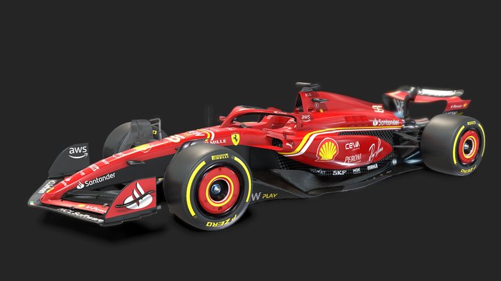 Ferrari SF-24 F1 2024 3D Model