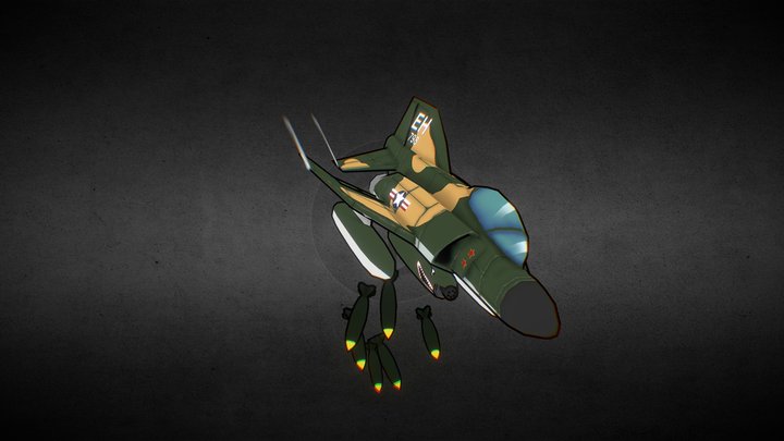 McDonnell Douglas F-4 Phantom II 3D Model