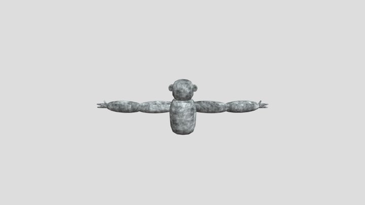gtag rigged player model 3D Model