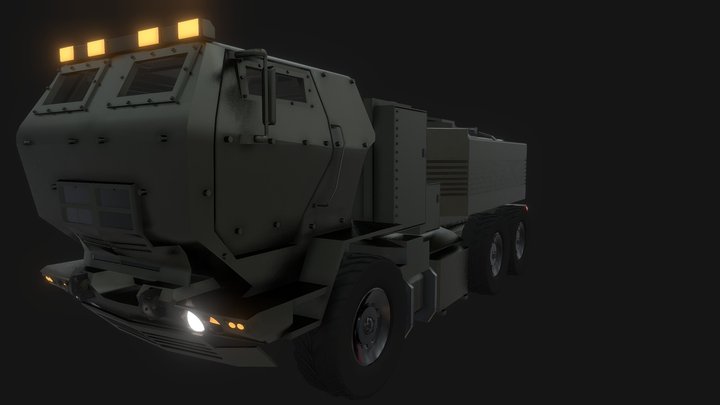 MLRS - Low Himars 3D Model
