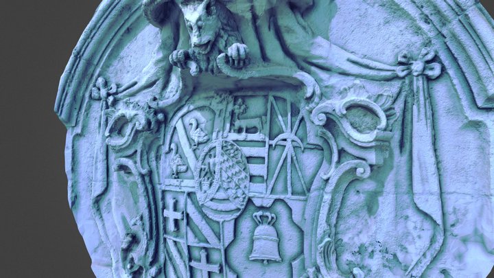 Escudo IX conde Puñonrostro (Petrer, España) 3D Model