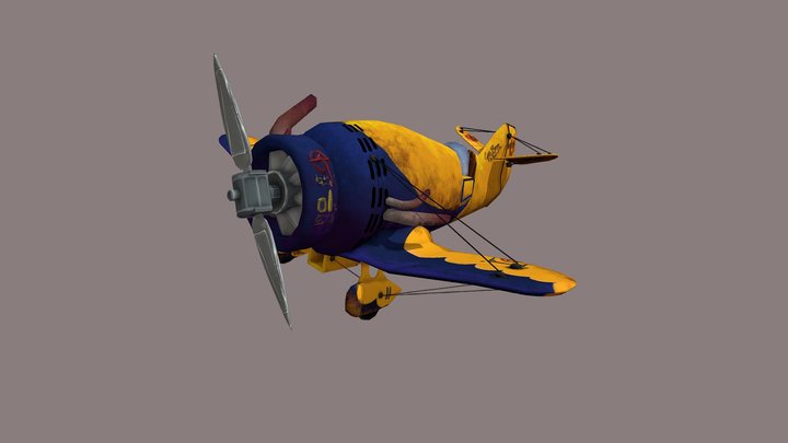 DAE Rustairborn - Gee Bee Model Z 3D Model