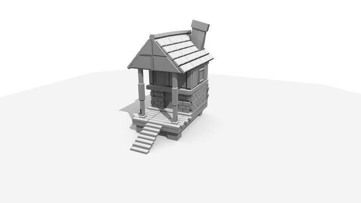 HOUSE – Modèle 3D gratuit STL