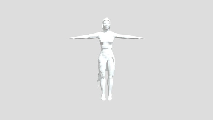 Female_ Ninja 3D Model
