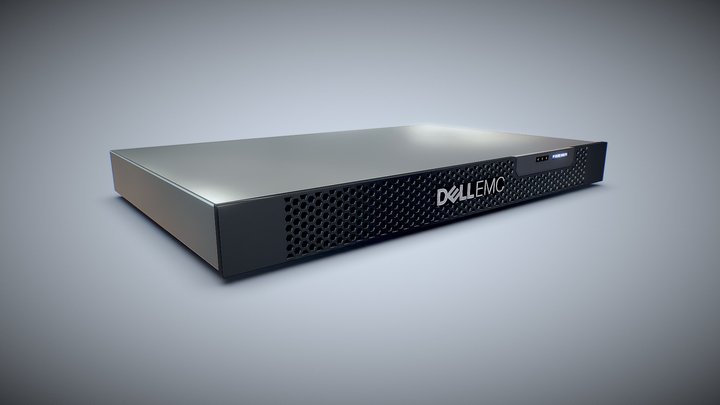Dell EMC PowerEdge XR2 ( Server Rig Component ) 3D Model