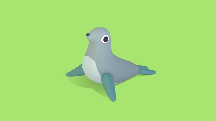Seal - Quirky Series 3D Model